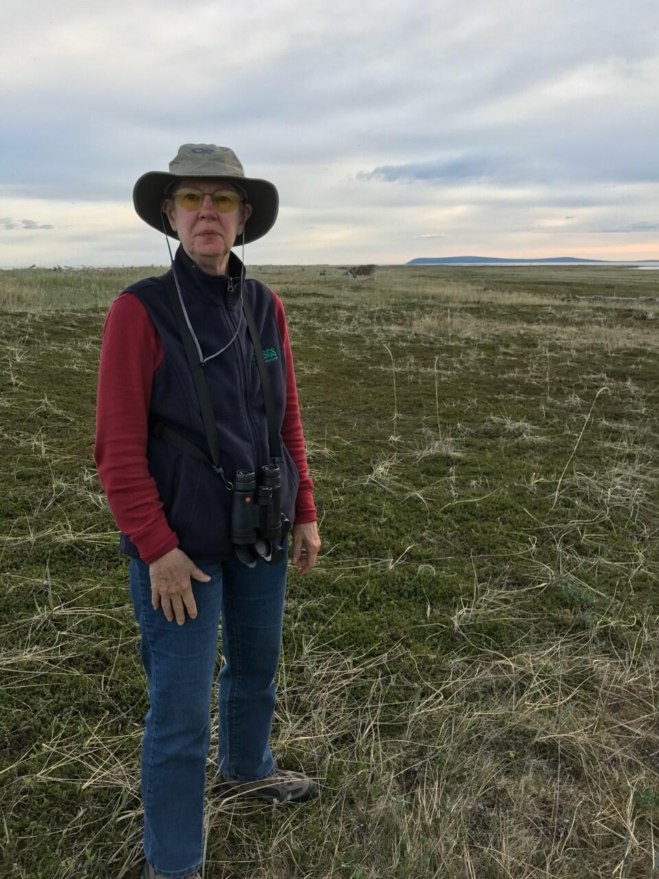 USGS Scientist Emeritus in the field in Alaska
