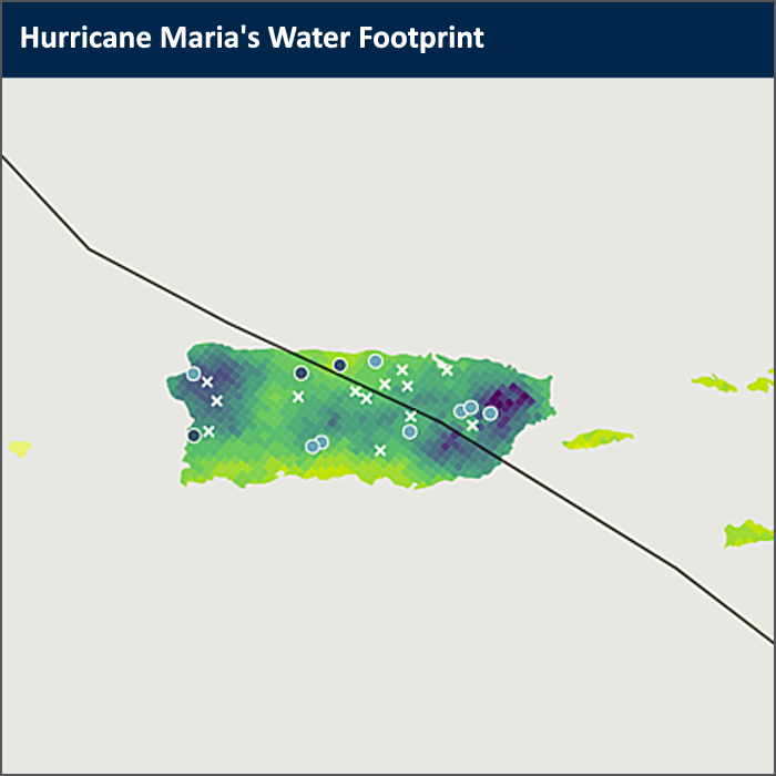Hurricane Maria's Water Footprint