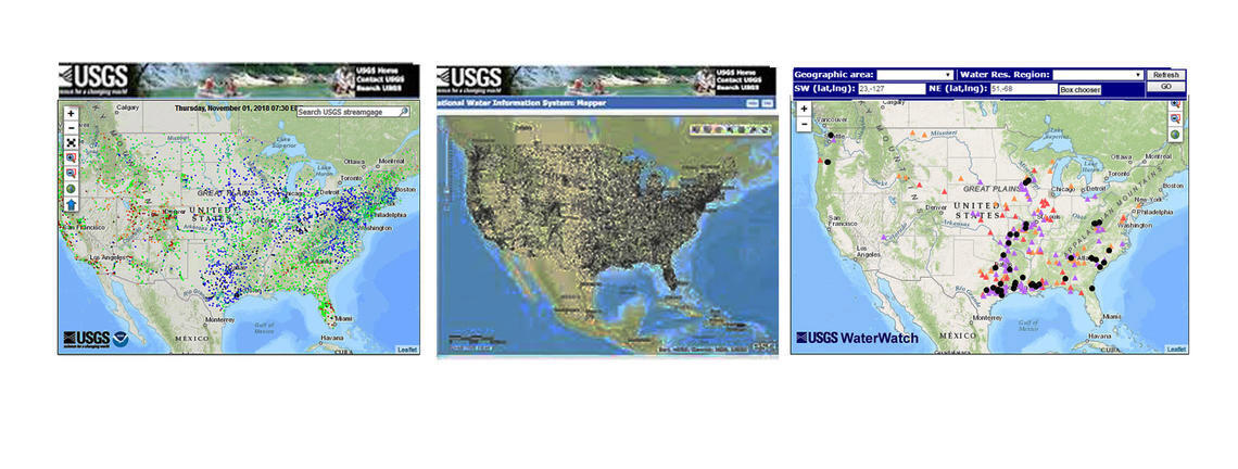 USGS Surface-water data capabilities