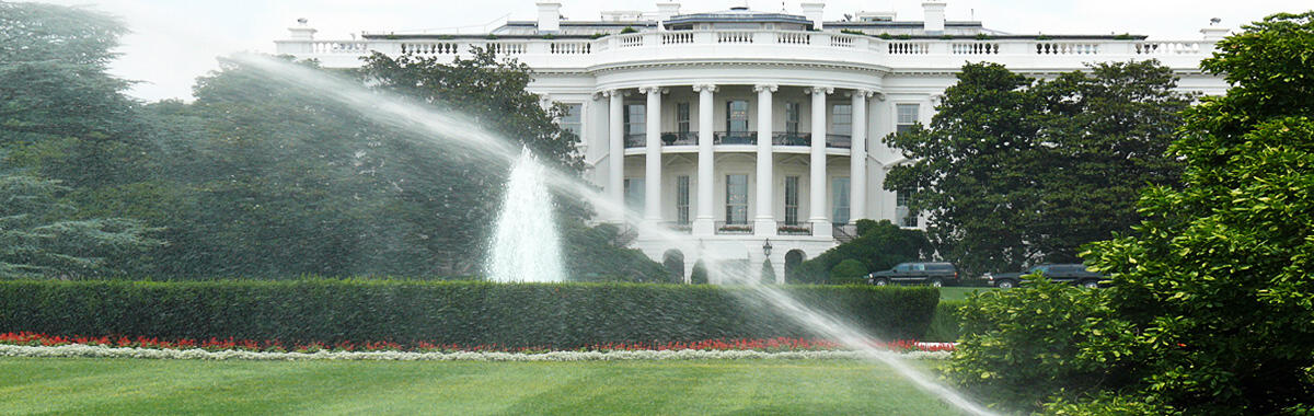 Domestic water use: Lawn irrigation at the White House