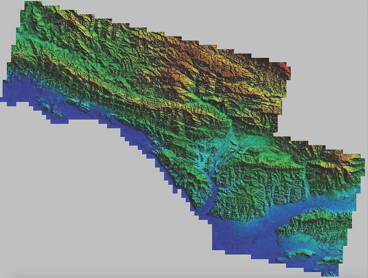 Image: Lidar data provide 3D information about the forest canopy and vegetation structure. 