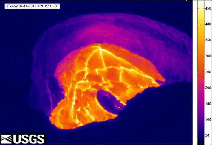 Preview image for video: High lava stands at Halema‘uma‘u...
