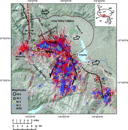 Seismic data and revised fault model of the Long Valley Caldera reg...