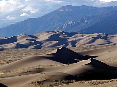 Volcanic ash makes sand dunes on the Island of Hawai`i...