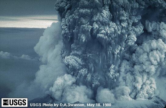 Explosive eruption (dacite and rhyolite magma) Plinian-style erupti...