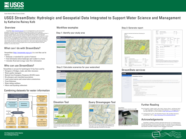 USGS StreamStats: Hydrologic and Geospatial Data Integrated to Support Water Science and Management